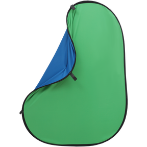 B-stock:foldable background in blue/green